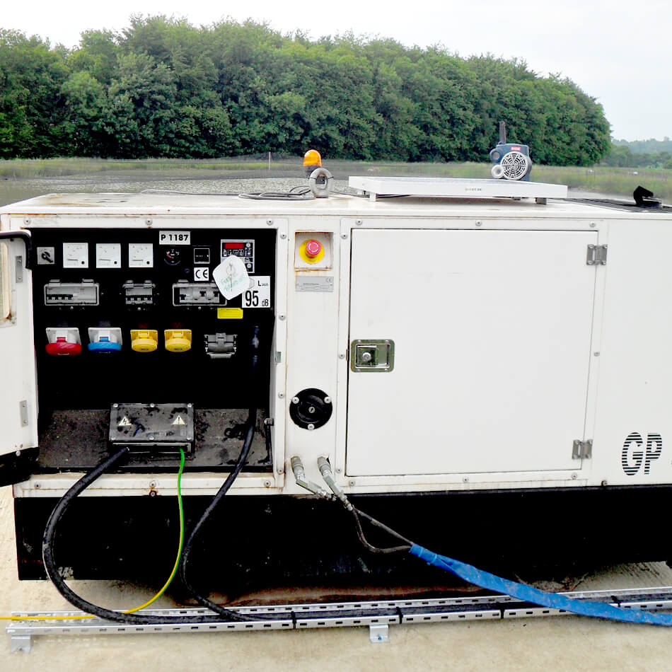 Generator control panel installation