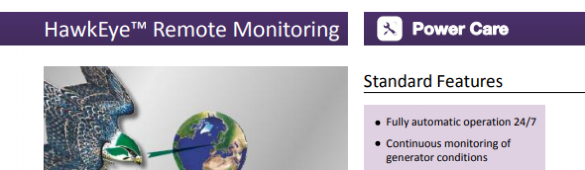 HawkEye™ Remote Monitoring Data Sheet