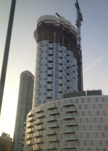London building in construction