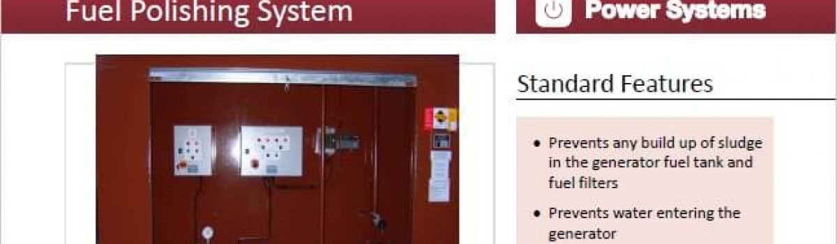 Fuel Polishing System PS Datasheet