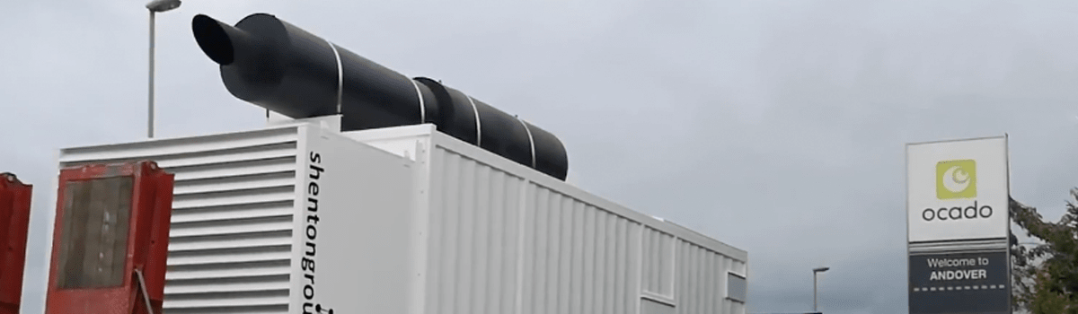 Shenton Group Supplies Ocado with Standby Power Solution